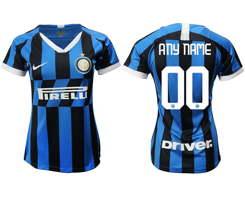 Women 2019-2020 club Inter Milan home aaa version customized blue Soccer Jerseys->customized soccer jersey->Custom Jersey